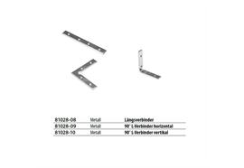 90° Verbinder für Led Profil 81028 alu  für horizontale Verbindung