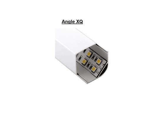 Abdeckung Aufbaueckprofil Angle XQ kubisch opal matt  B=30mm H=30mm L=1000mm