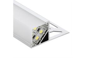 Aluminium Eckprofil Angle 20 mit MT-Lasche alu eloxiert B=20mm H=20mm