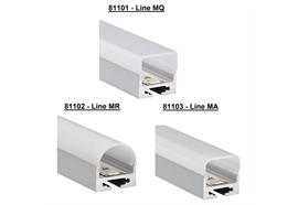 Aluminium Pendel-Anbauprofil Line M Innen / IP20