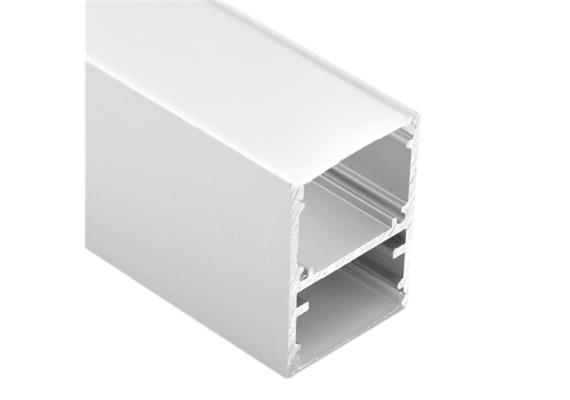 Aluminium Pendel Profil Line Duo 26 weiss matt  B=25.4 x 35mm L=2000mm