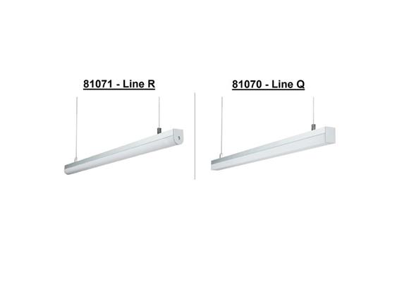 Aluminium Pendel Profil Line Q/R  L=1000mm Aussen B=20.3mm Innen B=16.7mm