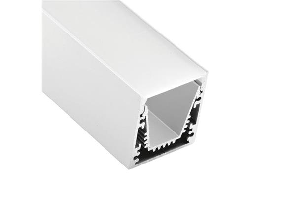 Aluminium Profil EXTRO 30 Anbau weiss matt  B=30x32mm L=1000
