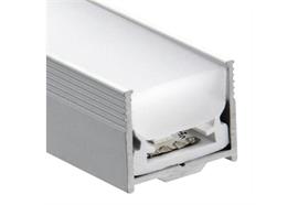 Aluminium Profil EXTRO A-20 Aufbau alu eloxiert B=20mm H=15mm