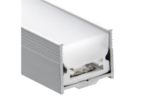Aluminium Profil EXTRO A-20 Aufbau alu eloxiert  B=20mm H=15mm L=3000