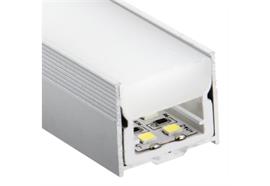 Aluminium Profil EXTRO B-25 Aufbau alu eloxiert B=24.8mm H=21mm