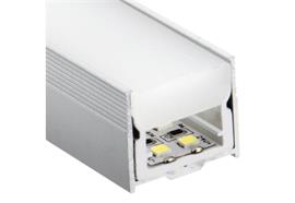 Aluminium Profil EXTRO B-25 Aufbau alu eloxiert  B=24.8mm H=21mm L=3000