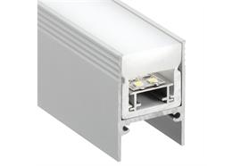 Aluminium Profil FLOOR C-45 Aufbau alu eloxiert B=31mm ET=45mm
