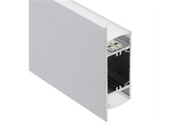 Aluminium Profil Wall 90 Up & Down alu eloxiert T=27mm H=88mm