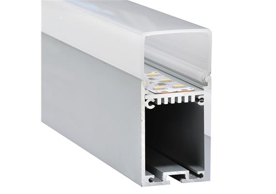 Aluprofil Cubo fü Lichtband Line QT  L=2000mm Aussen B=35mm Innen B=27mm H=51mm