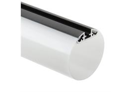 Aluprofil für Kunststoffdiffusor Tube 60mm  L=1000mm B=30mm Innenfläche für LED Band