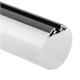 Aluprofil für Kunststoffdiffusor Tube 60mm  L=3000mm B=30mm Innenfläche für LED Band