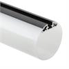 Aluprofil für Kunststoffdiffusor Tube 60mm  L=3000mm B=30mm Innenfläche für LED Band