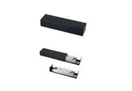 Anbaubox - Konverter Verschalung silber matt  L=300 B=85 H=54 / ohne Konverter