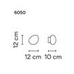 Anbauleuchte 6050 / LED 4.5W weiss  230V / 2700K 485Lm/ D=12 T=10cm / IP20 | Bild 2
