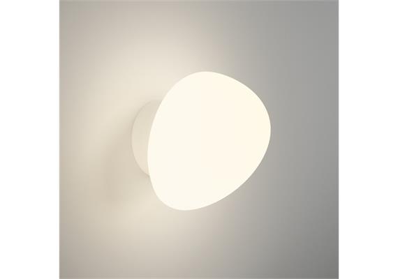 Anbauleuchte 6050 / LED 4.5W weiss  230V / 2700K 485Lm/ D=12 T=10cm / IP20