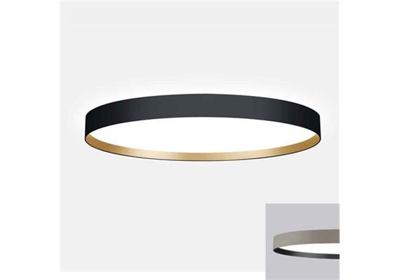 Anbauleuchte Basic Deco A3 35W D=500 Champ./black  240V 2700K 4040lm D=500 H=58mm IP20