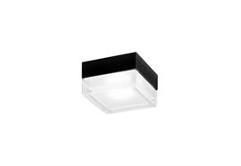 Anbauleuchte Blas 2.0 / 9.6W Glas- schwarz  230V 3000K 950Lm CRI80 L=130x130 H=79 IP65