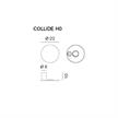 Anbauleuchte Collide H0 weiss matt  240V/17W 2700K 1700lm D=220 H=100 IP20 | Bild 2