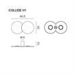 Anbauleuchte Collide H1 weiss matt  240V/34W 2700K 3400lm L=40.5 H=100 IP20 | Bild 2