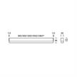 Anbauleuchte Metron 13W/3000°K Kunstglas opal/weiss seide  230V/L=600 B=36 H=65mm 1500lm | Bild 2
