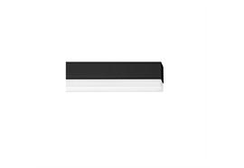 Anbauleuchte Metron 11W/4000°K Kunstglas opal/schwarz 230V/L=600 B=36 H=65mm 1540lm