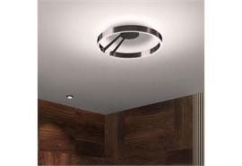 Anbauleuchte MITO aura 40 wide Air schwarz-phantom  240V/40W 2700-4000K 2310lm IP20