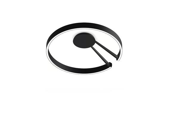 Anbauleuchte MITO aura 60 wide Air schwarz matt  240V/60W 2700-4000K 3460lm IP20