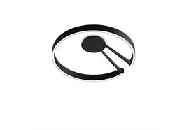 Anbauleuchte MITO aura 60 wide Air schwarz matt  240V/60W 2700-4000K 3460lm IP20