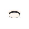 Anbauleuchte Moon medium LED 14W schwarz matt  240V 3000K 1298Lm CRI90 D=260 H=68 / IP40