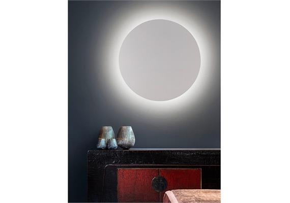 Anbauleuchte Puzzle Mega round small weiss matt  230V 48W 2700K 5250Lm D=53 T=11,9cm IP20