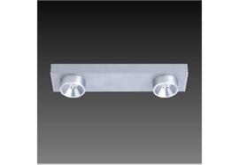 Anbauleuchte Talo LED WW 2x1.2W Alu gebürstet  100-240V/24V/350mA DC/ L=220 B=50 H=35