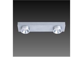 Anbauleuchte Talo LED WW 2x1.2W Alu gebürstet  100-240V/24V/350mA DC/ L=220 B=50 H=35