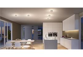 Anbauleuchte Vior AC 12W LED 40° kupfer  230V/ 2700K 750lm CRI90 / D=130 H=64mm /IP54