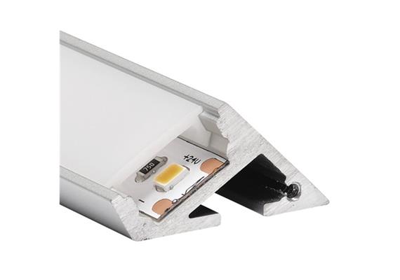 Anbauprofil Asymetrisch Extro 28 Alu  L=2500mm B=11 T=28.2mm H=13.8mm / IP20