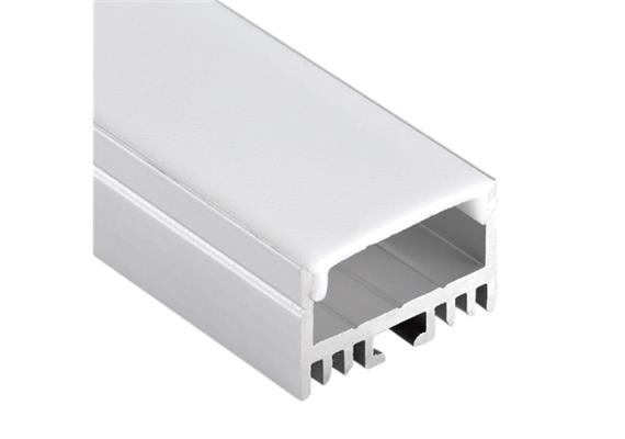 Anbauprofil Cool 35 für LED alu eloxiert  B=26mm H=17.2mm L=2000mm