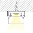 Anbauprofil Plastico A für LED Bänder 10W/opal matt  B=17.5mm H=13.5mm Innen B=12.5mm L=3m | Bild 3