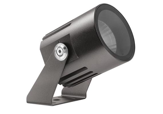 Anbaustrahler Kleo 1.0 LED 10W 30° rostfarbig  230V 2700K 733Lm CRI90 D=109 H=130mm IP66