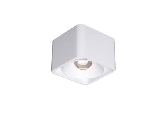 Anbaustrahler Lente Q 8.7W LED 34° schwarz matt  240V/2700K 1000Lm CRI90 L=90x90 H=65/IP54