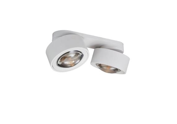 Anbaustrahler Linso 2 x12W DTW weiss matt  240V/1800K-3000K 2280Lm CRI90 L=400 H=140 /IP20