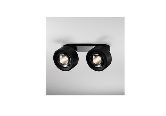 Anbaustrahler Linso Duo 2x12W schwarz matt  240V 3000K 2280Lm CRI90 L=400 H=140 IP20