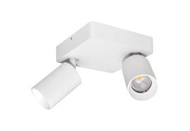 Deckenstrahler Minitube Duo Led 2x9.2W 240V 2x863lm CRI90 2700K 130x130 H=145