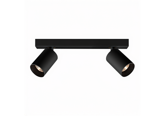 Anbaustrahler Minitube Line 2 / 2 x9.2W schwarz  240V/ 2700K L=336 B= 50 H=148mm /IP20