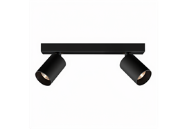 Anbaustrahler Minitube Line 2 /2 x9.2W schwarz  240V/ 3000K L=336 B= 50 H=148mm / IP20