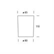 Anbaustrahler Spark 9W 30° DT 8 weiss  230V 22-50K 490-740Lm D=85mm H=110/ IP54 | Bild 3