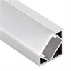 Aufbaueckprofil ANGLE XL 45° für LED alu eloxiert  B=18.5mm H=18.5mm L=2000mm