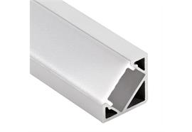Aufbaueckprofil ANGLE 45° für LED alu eloxiert B=18.5mm H=18.5mm