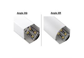 Aufbaueckprofil rund Angle XQ/XR für LED alu eloxiert B=30mm H=30mm