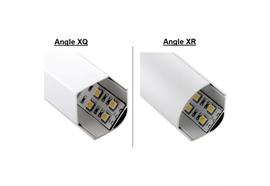Aufbaueckprofil rund Angle XQ/XR für LED alu eloxiert  B=30mm H=30mm L=3000mm