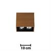Aufbauleuchte Compass Box S 2x35W/12V GX5.3 alu  12V/GX5.3/2x35W/60°